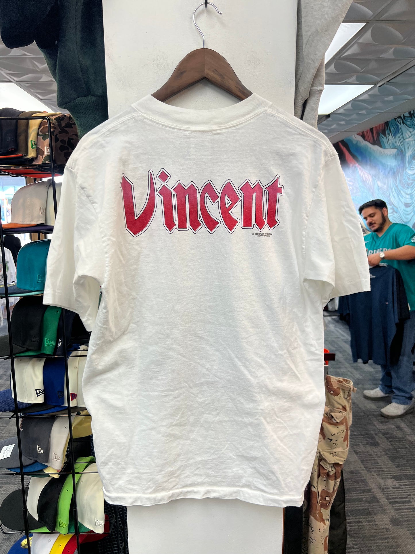 Vintage White Beauty and the Beast Graphic Tee