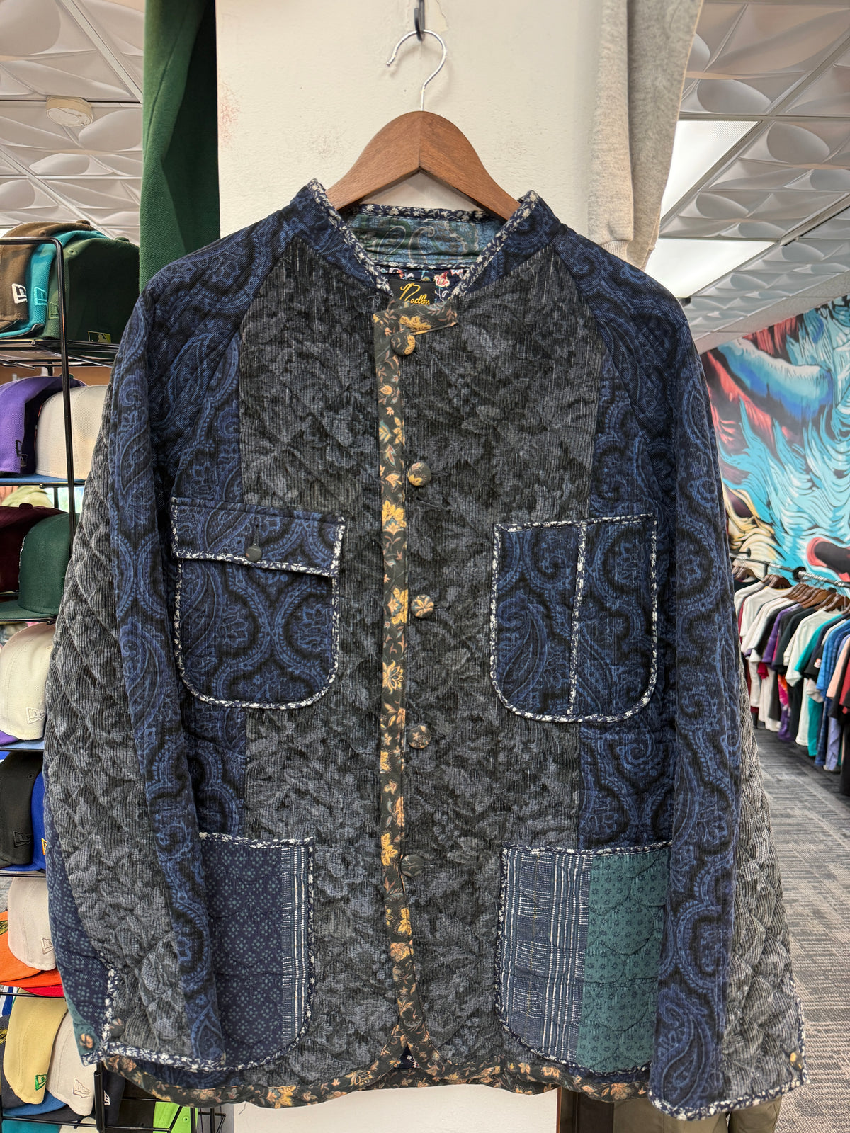 Needles Switched Quilted Chore Coat