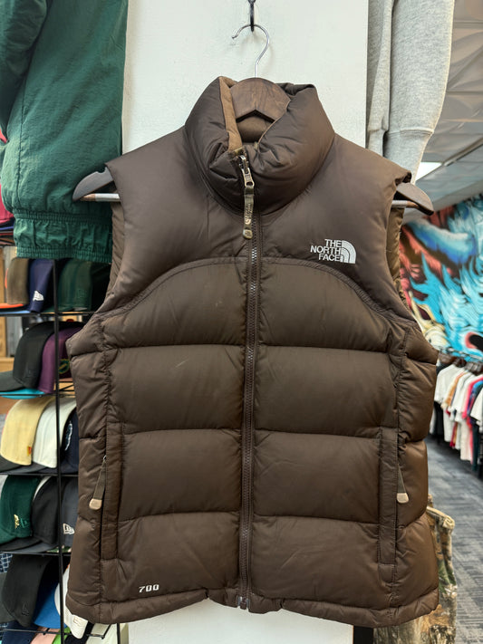 Vintage The North Face Puffer Brown Puffer Vest