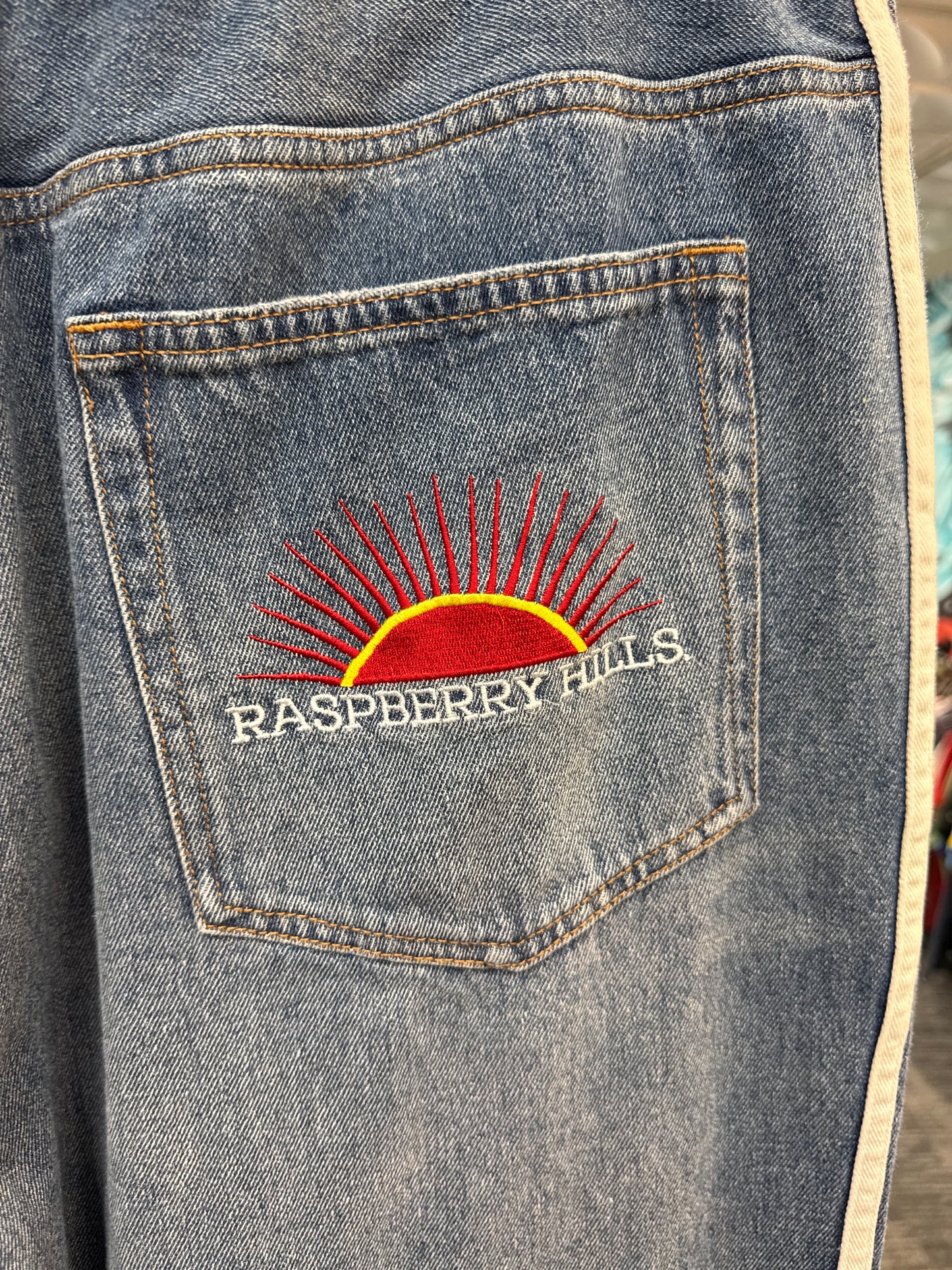 GV Raspberry Hills Glenci Striped Denim