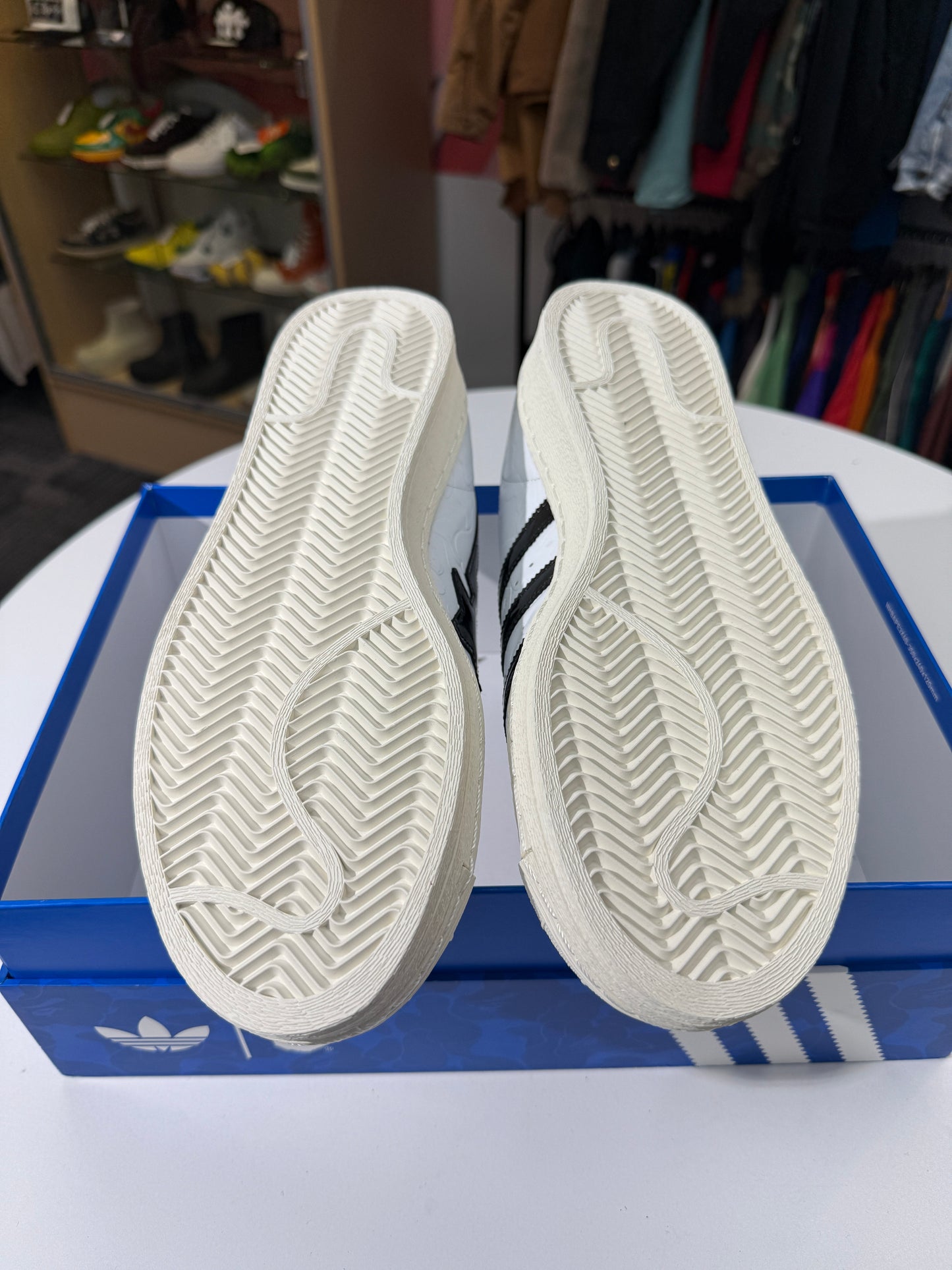 New Bape White Black Adidas Superstar Vintage