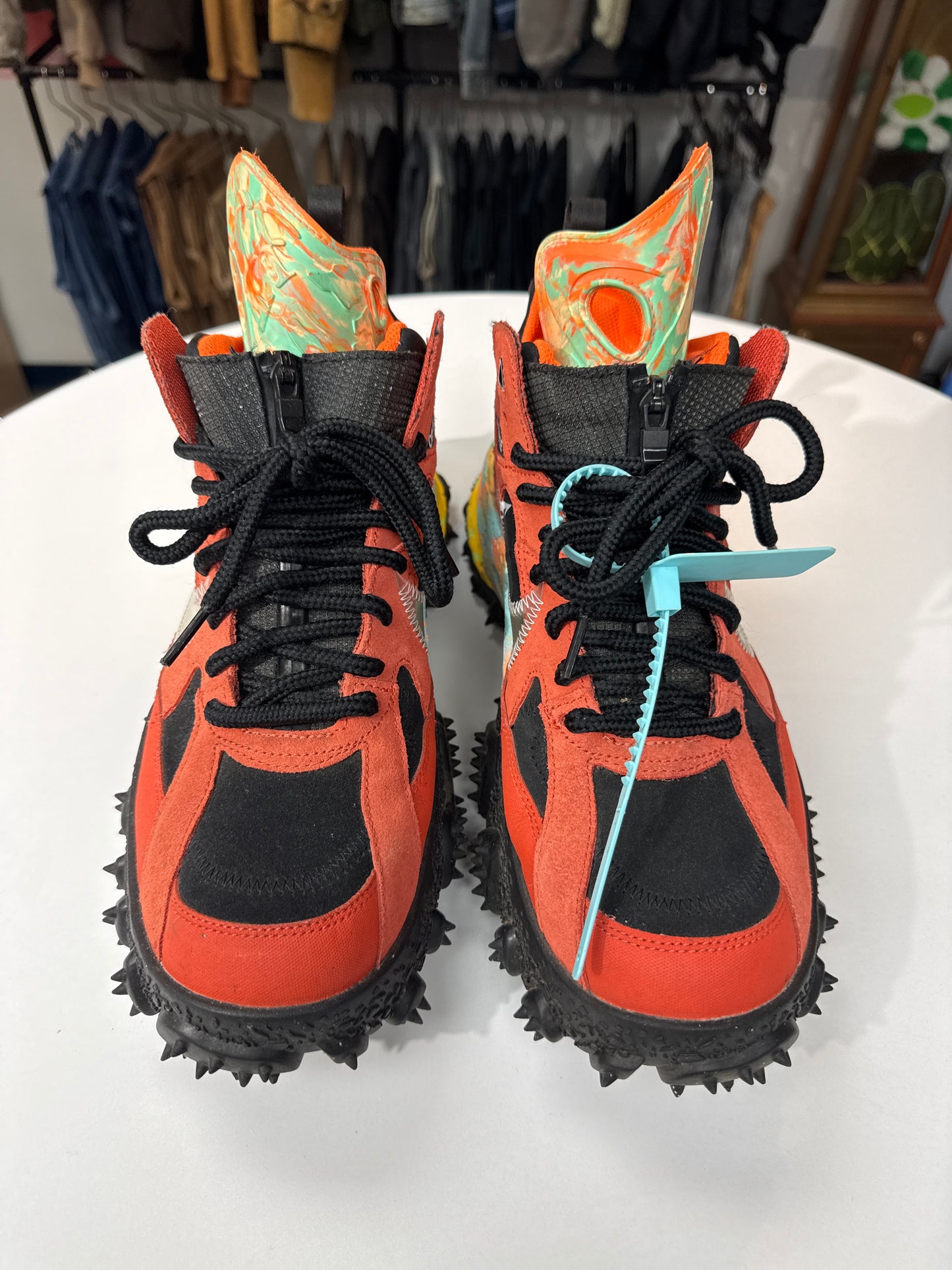 Preowned Off-White Nike Air Terra Forma Mantra Orange