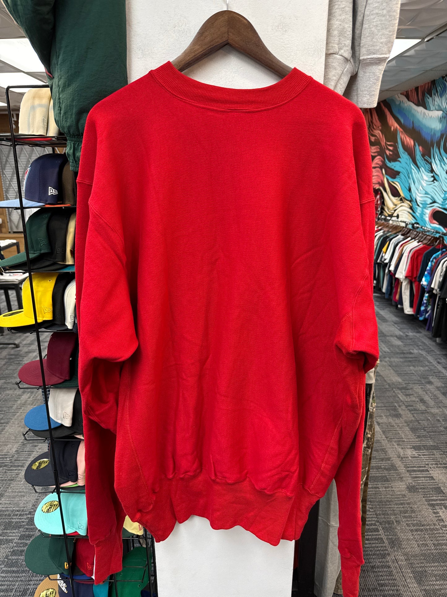 Vintage Champion 76ers Game Issued Warm Up Crewneck