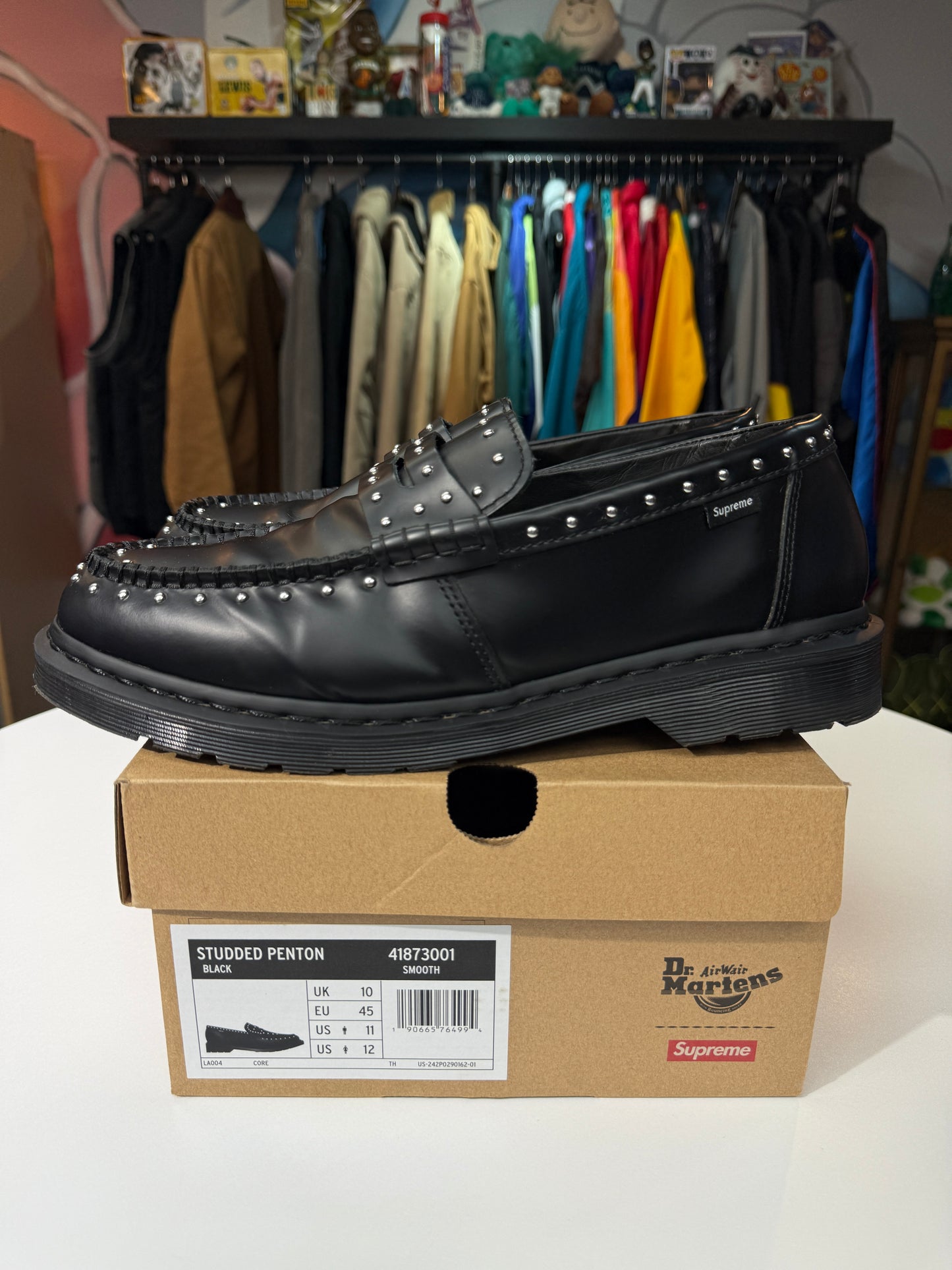 Preowned Supreme Dr. Martens Studded Penton Loafer