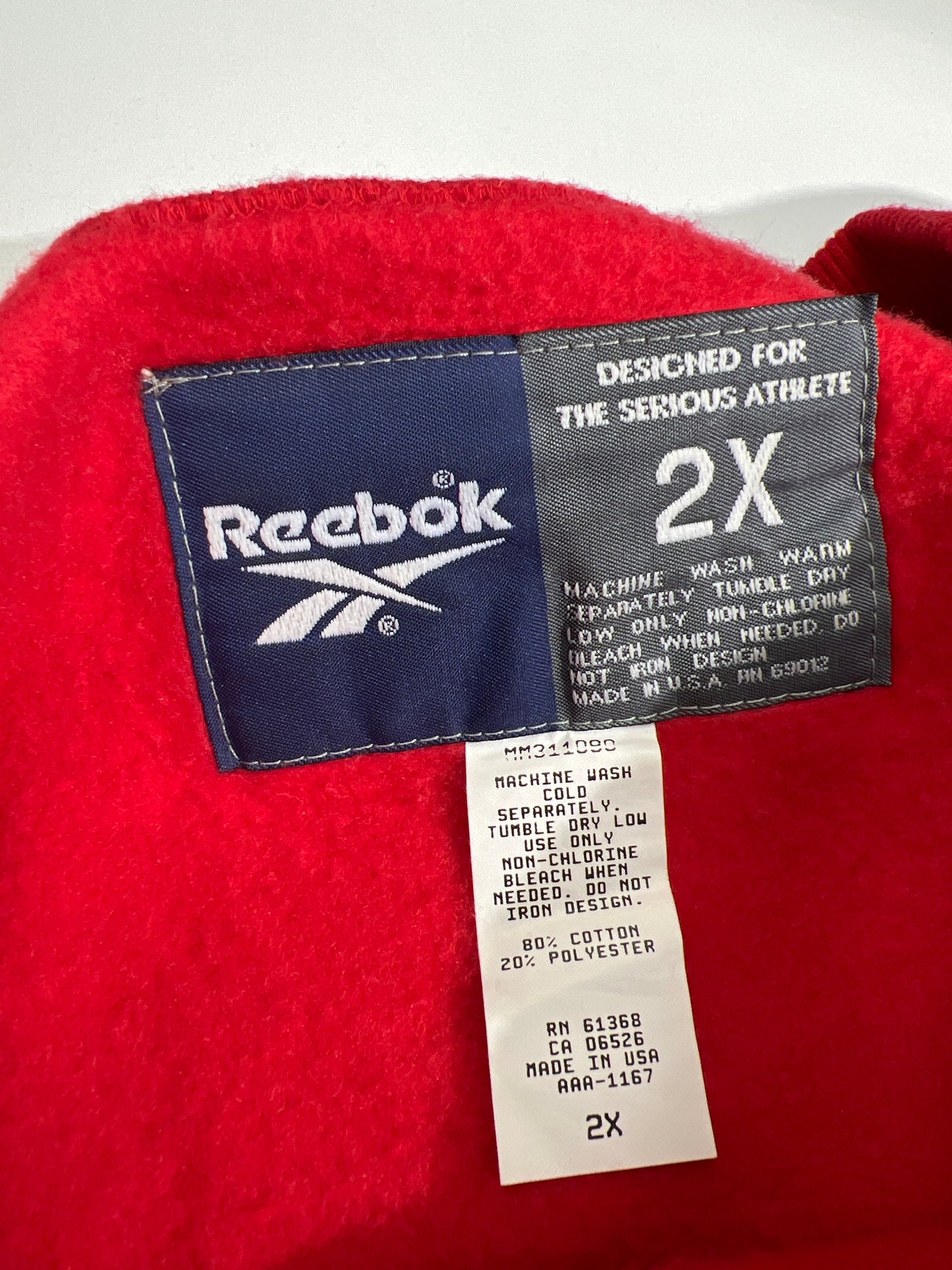 Reebok Harlem Globetrotters Red Crewneck