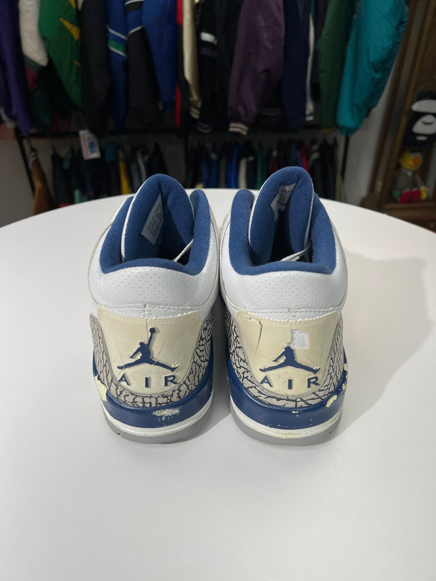 Preowned Jordan 3 Retro True Blue 2001