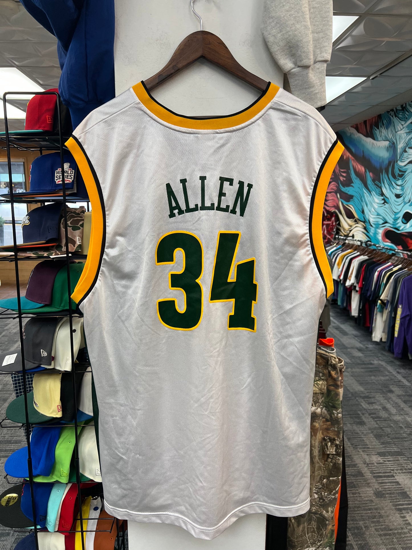 Vintage Reebok SuperSonics Ray Allen Jersey
