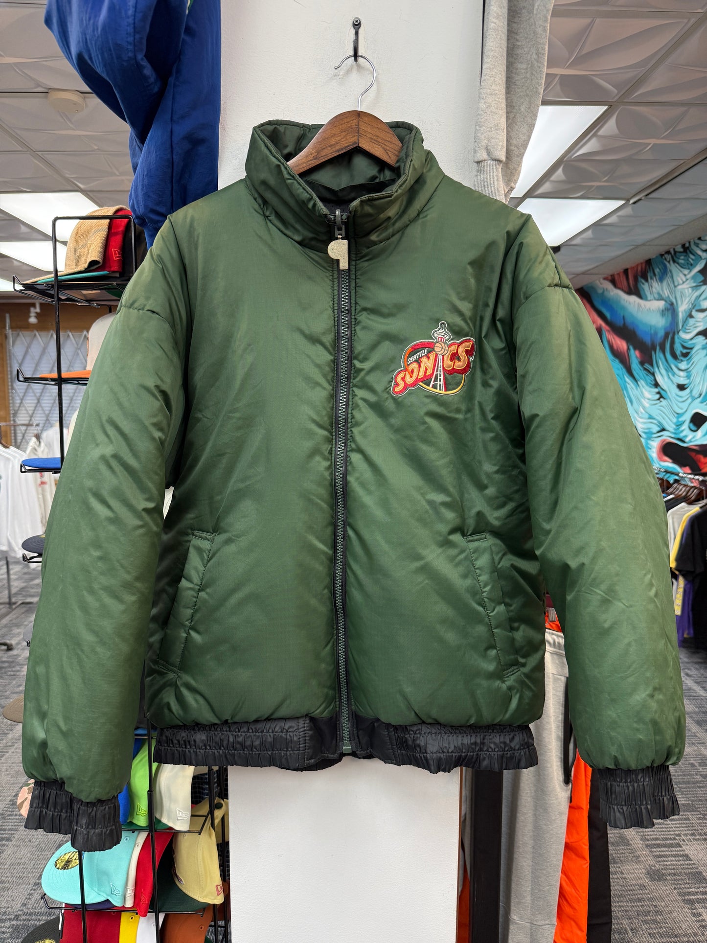 Vintage Sonics Reversible Puffer Jacket