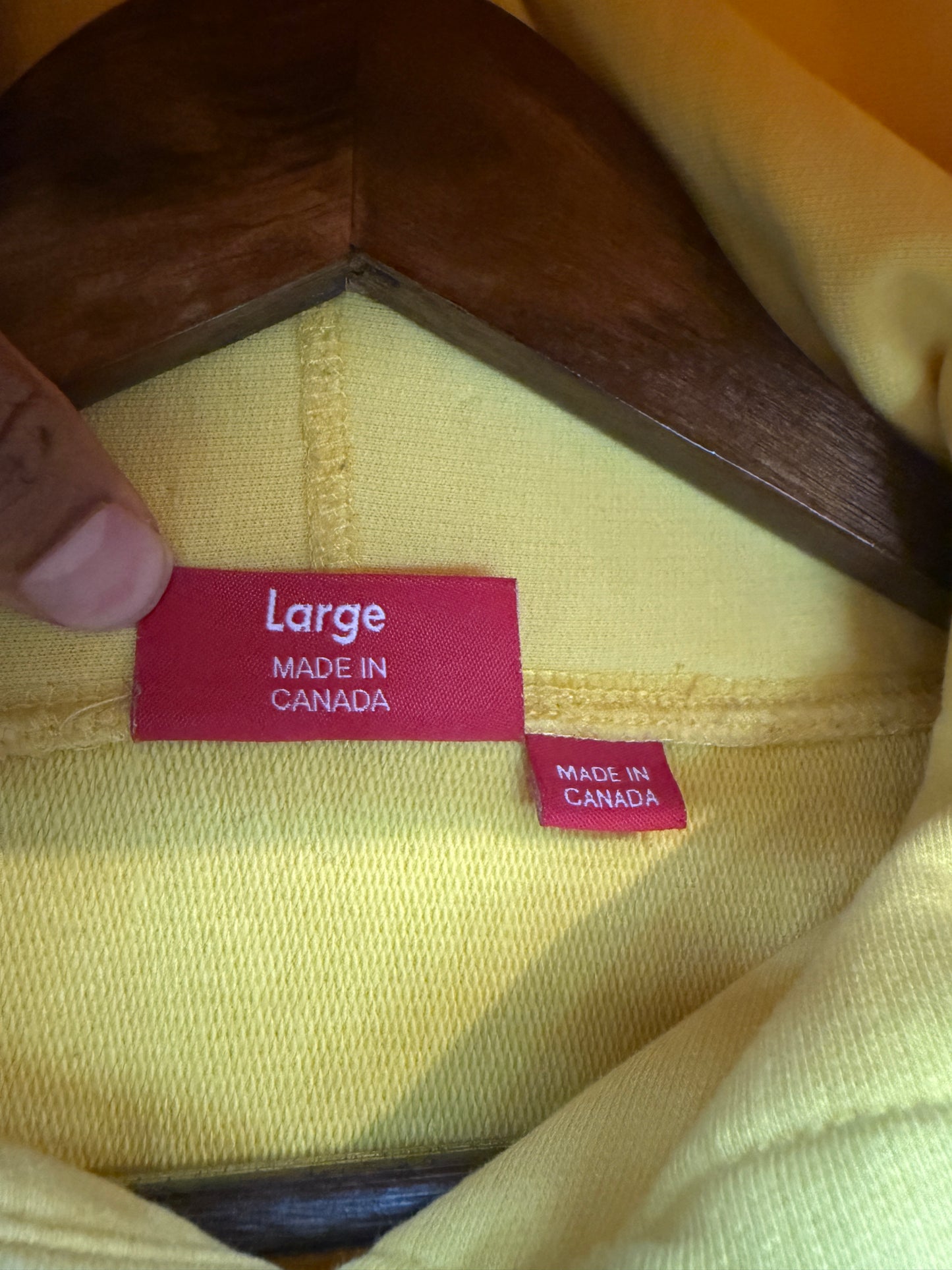 Supreme Riot Yellow Hoodie
