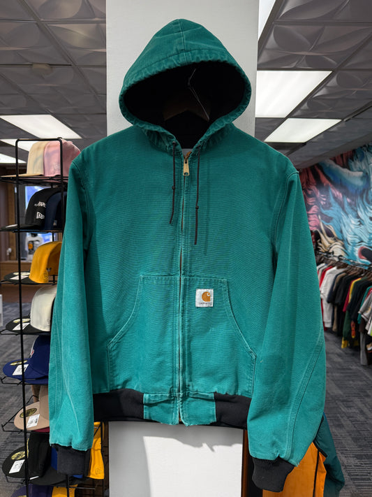 Carhartt Teal Hooded Jacket