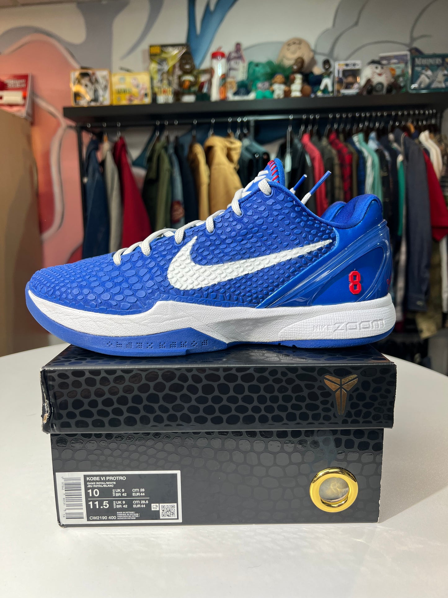 Preowned Nike Kobe 6 Protro Dodgers