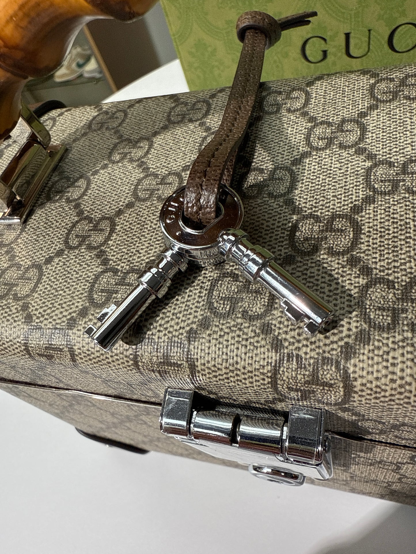 Gucci Monogram Globe-Trotter Beauty Case