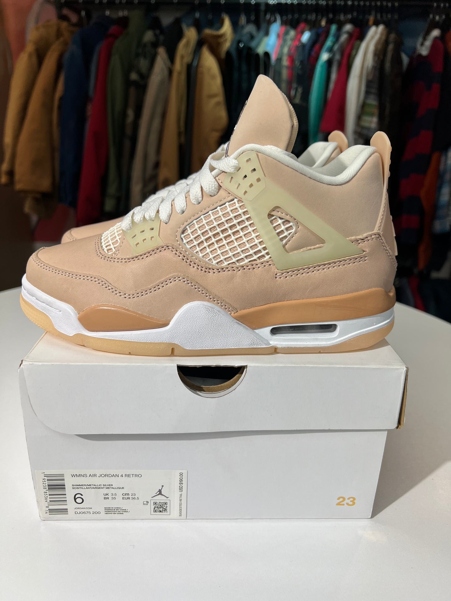 New Jordan 4 Retro Shimmer