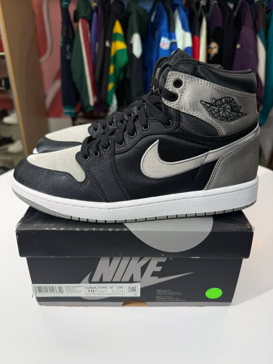 Preowned Satin Shadow Jordan 1