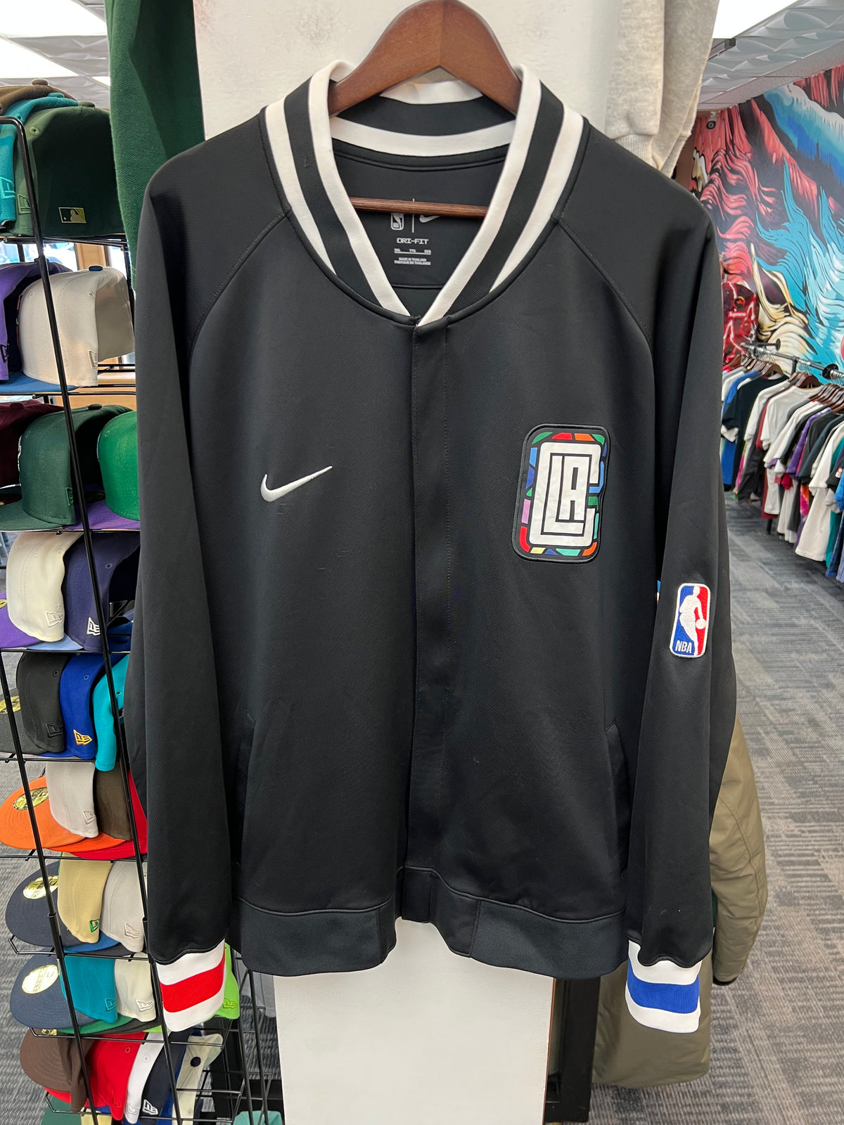 Nike LA Clippers City Edition Black Warmup Jacket