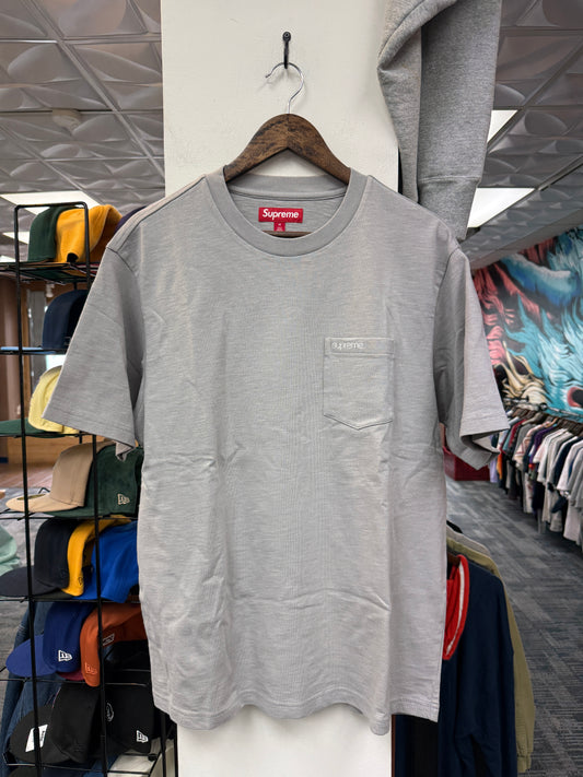 Supreme Grey Pocket Tee