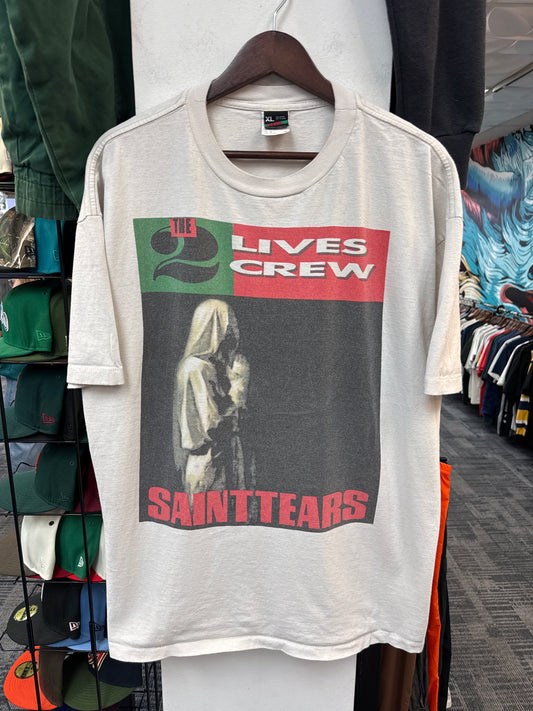 Saint Michael Denim Tears 2 Lives Crew Tee