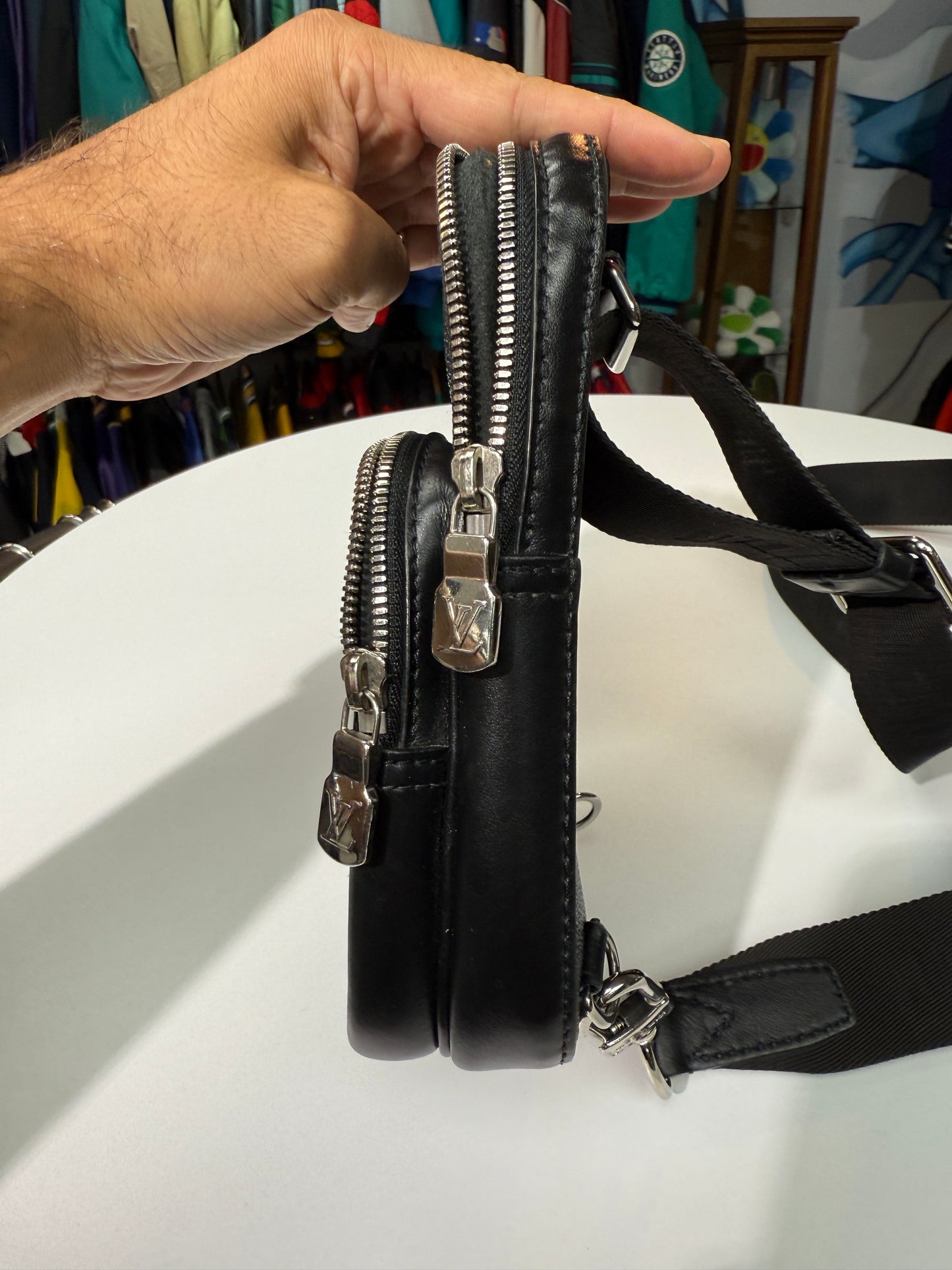 Louis Vuitton Damier Graphite 3D Amazone Sling Bag