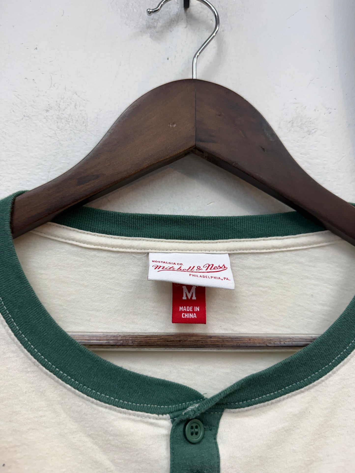 Sonics Raglan Mitchell&Ness Tee