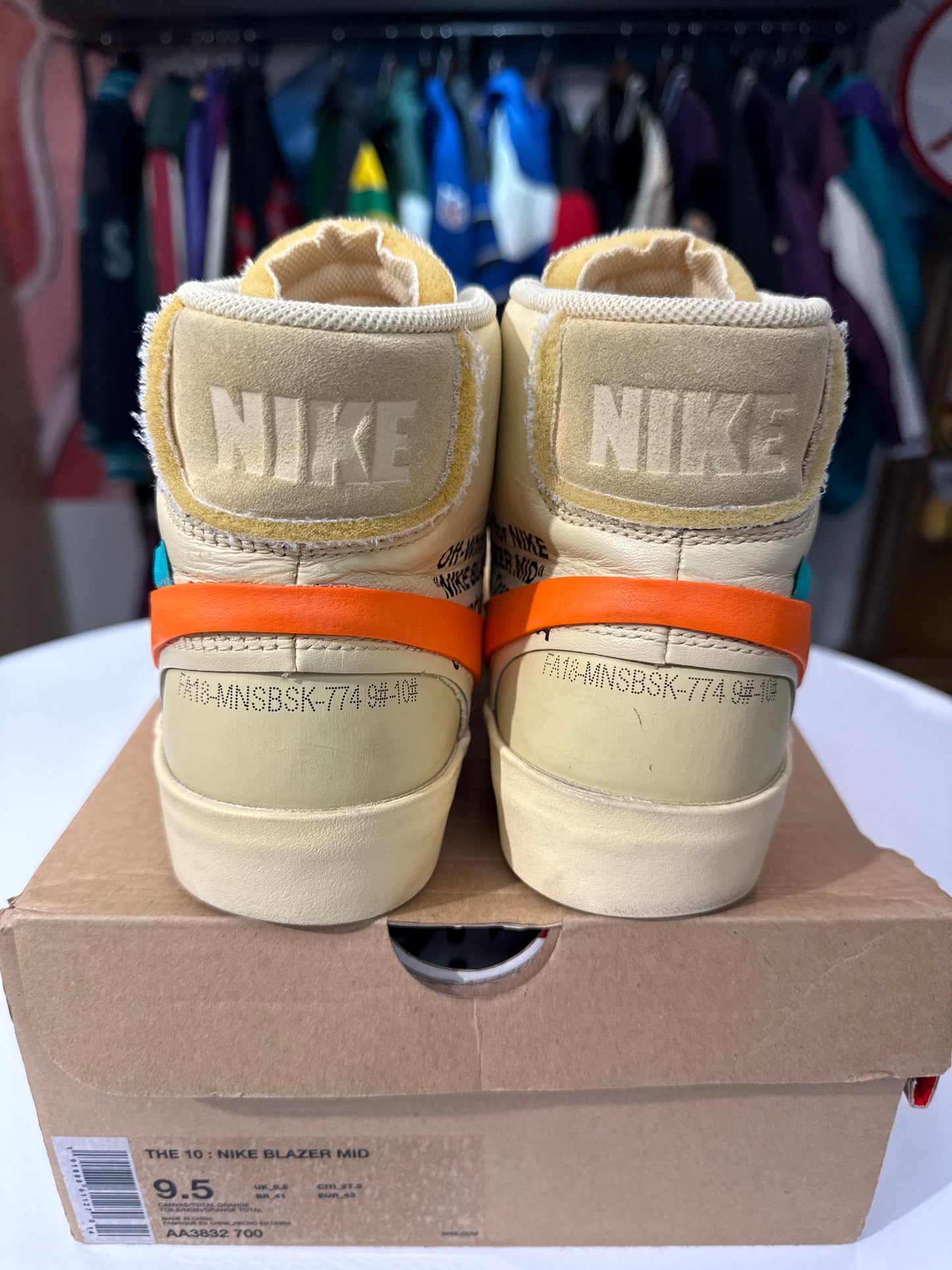Preowned Off-White Nike Blazer Mid All Hallow’s Eve