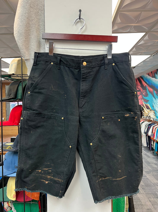 Carhartt Double Knee Black Shorts