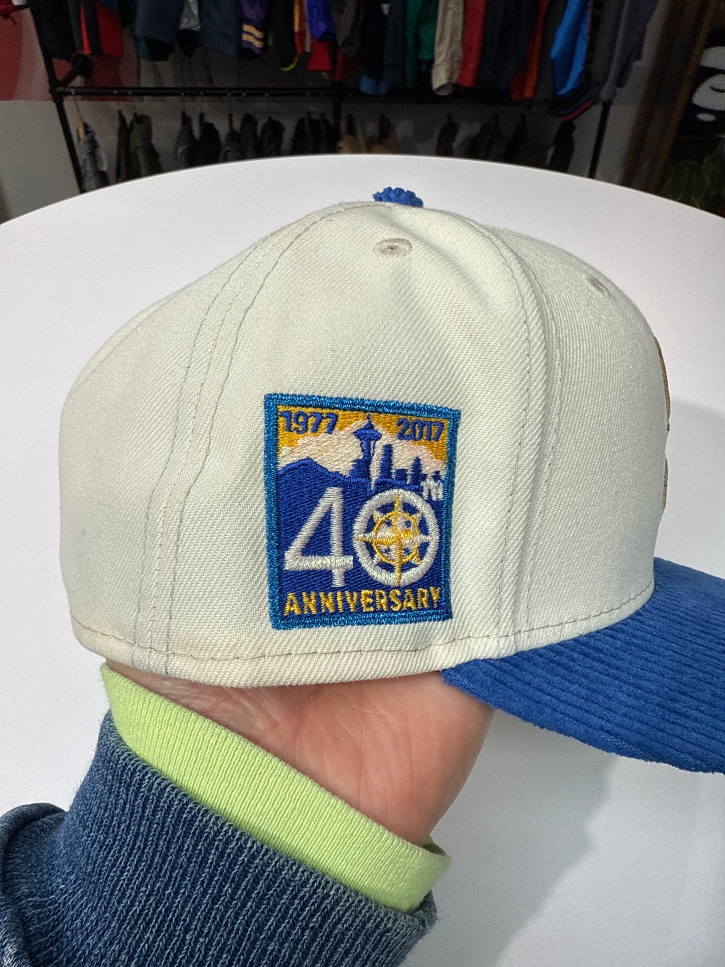 Seattle Mariners 40th Anniversary Corduroy Brim Fitted