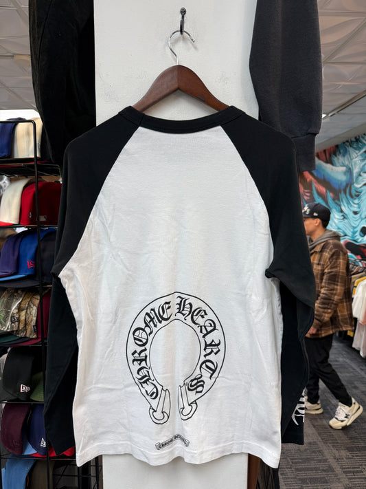 Chrome Hearts Horseshoe Raglan Tee