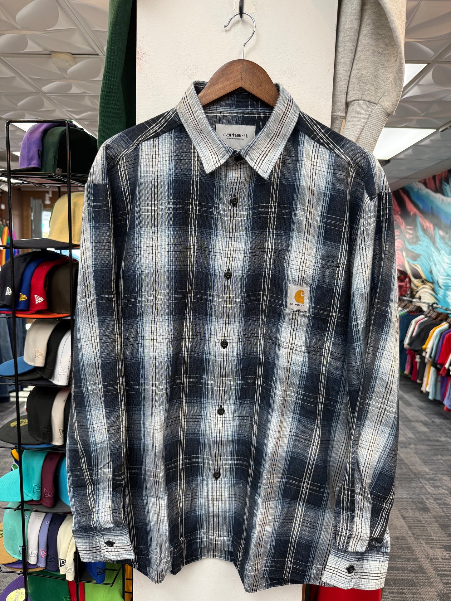 Carhartt WIP Dark Blue Flannel