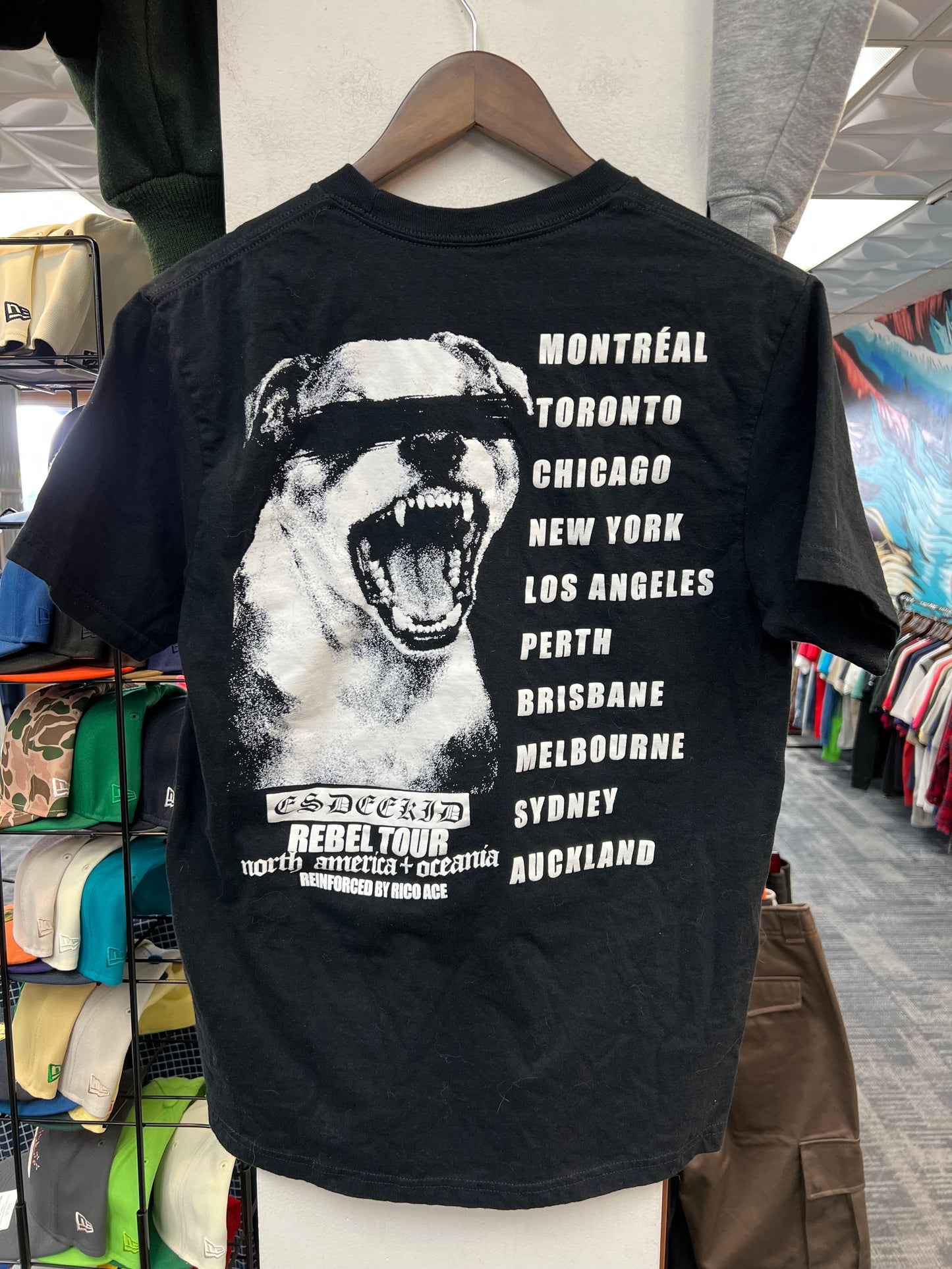 Esdeekid Black Graphic Tee