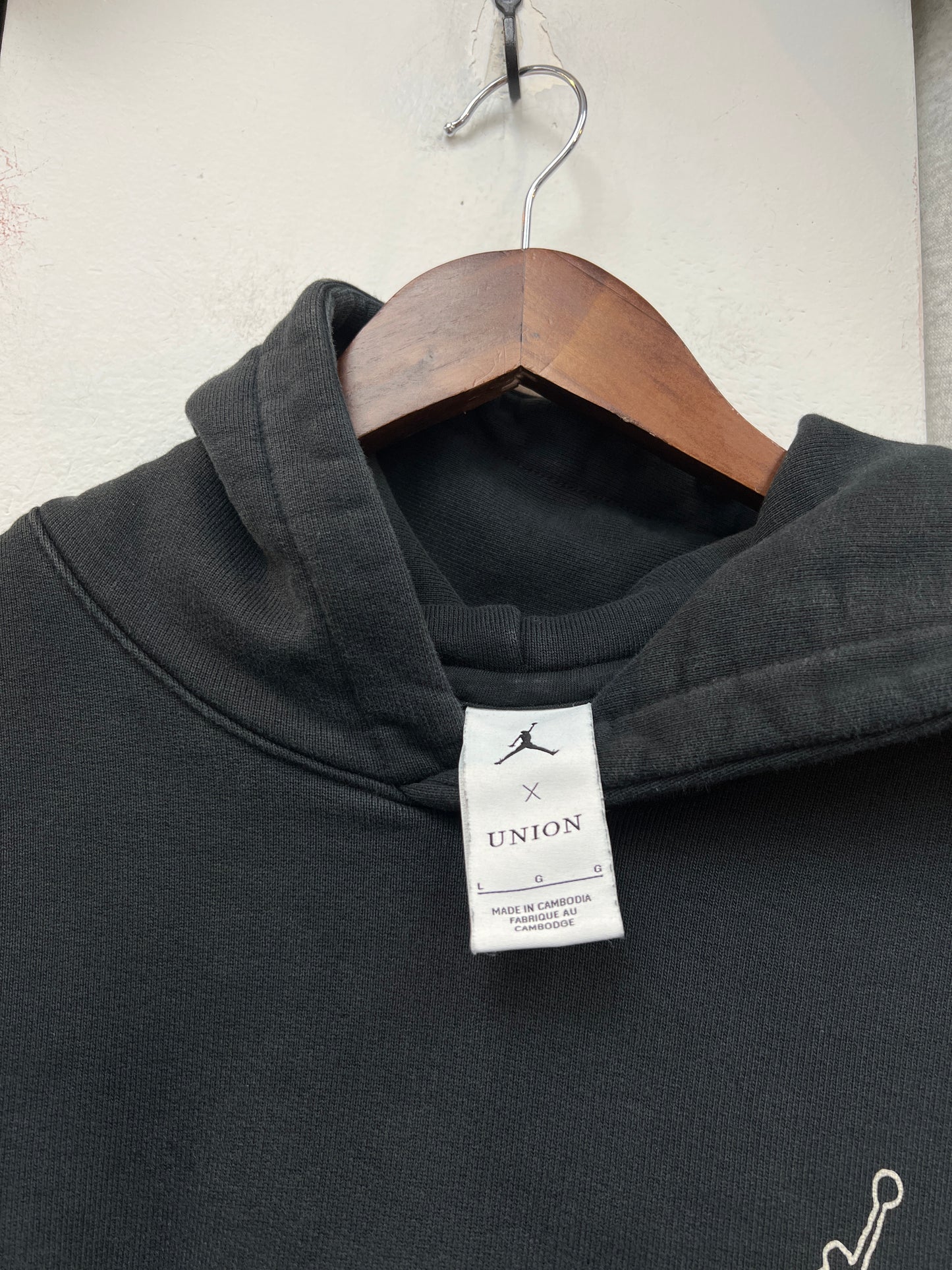 Jordan x Union LA Black Fleece Hoodie