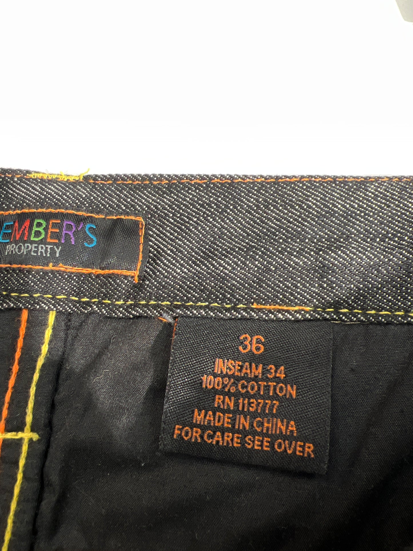 Members Property Black Tiger Denim