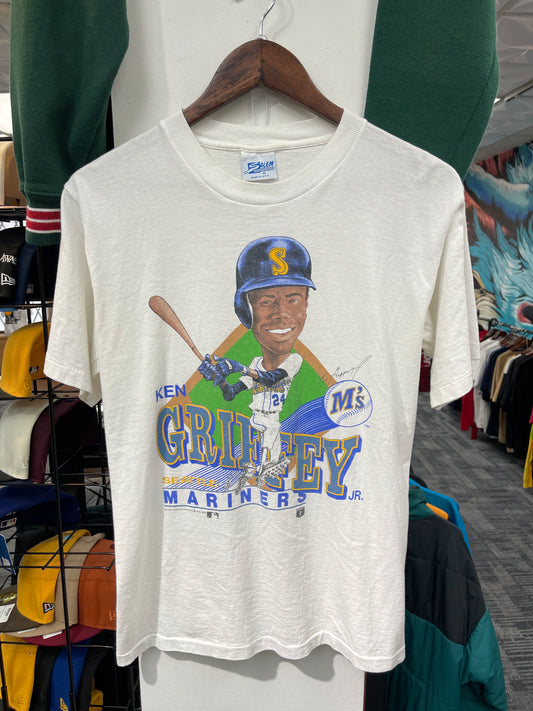 Vintage Mariners Big head Ken Griffey JR. tee