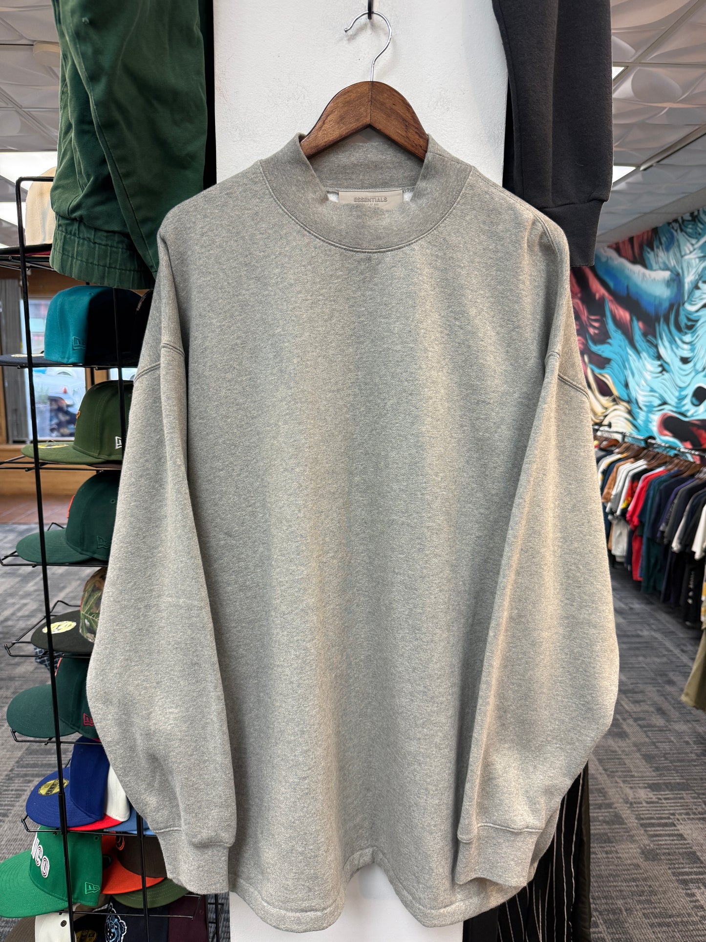 Essentials Grey Crewneck