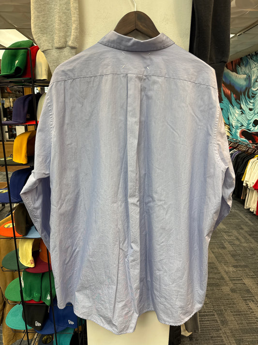 Maison Margiela Oversize Organic Cotton Oxford Button Down