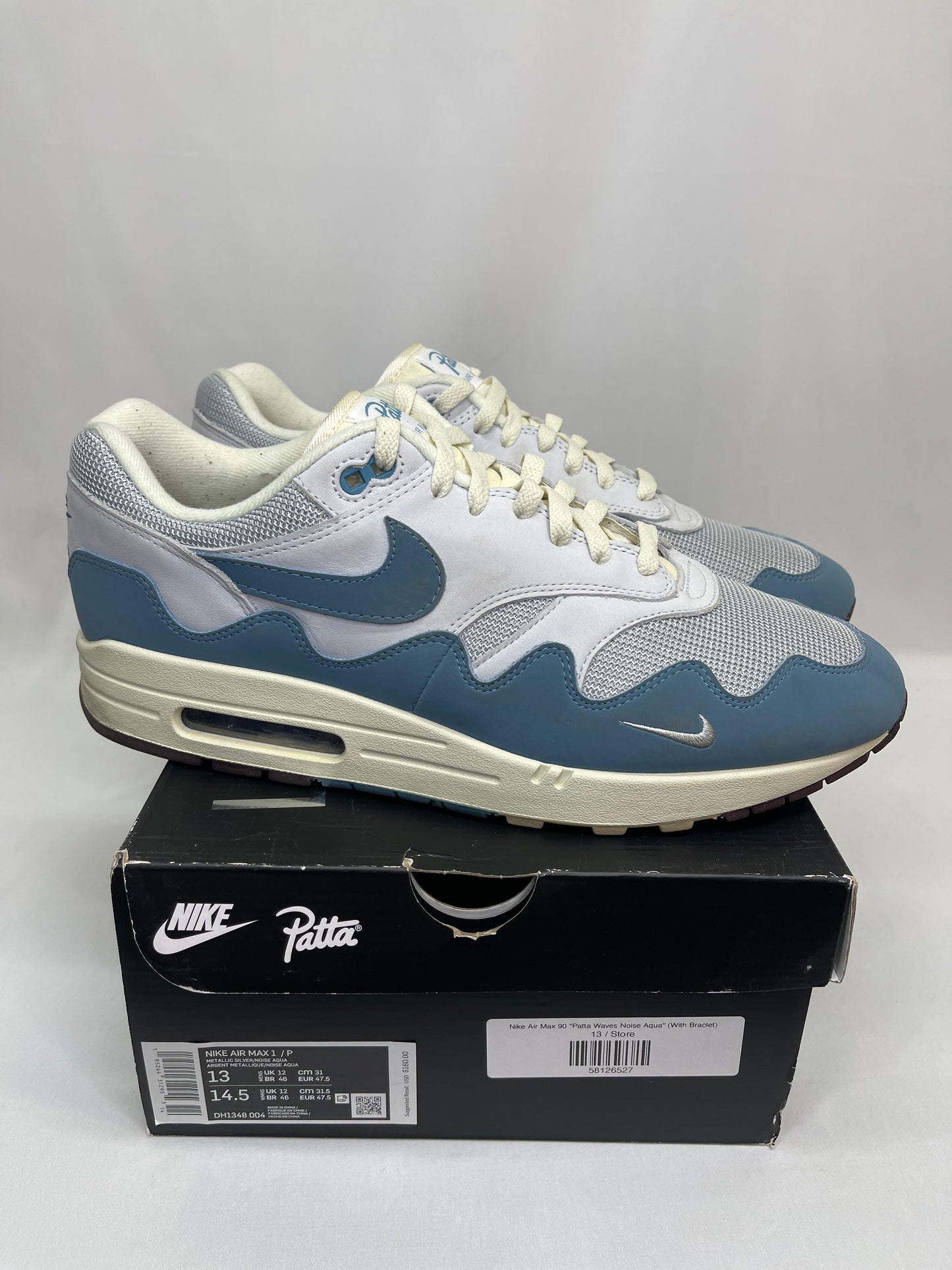 Preowned Patta Air Max 1 Aqua