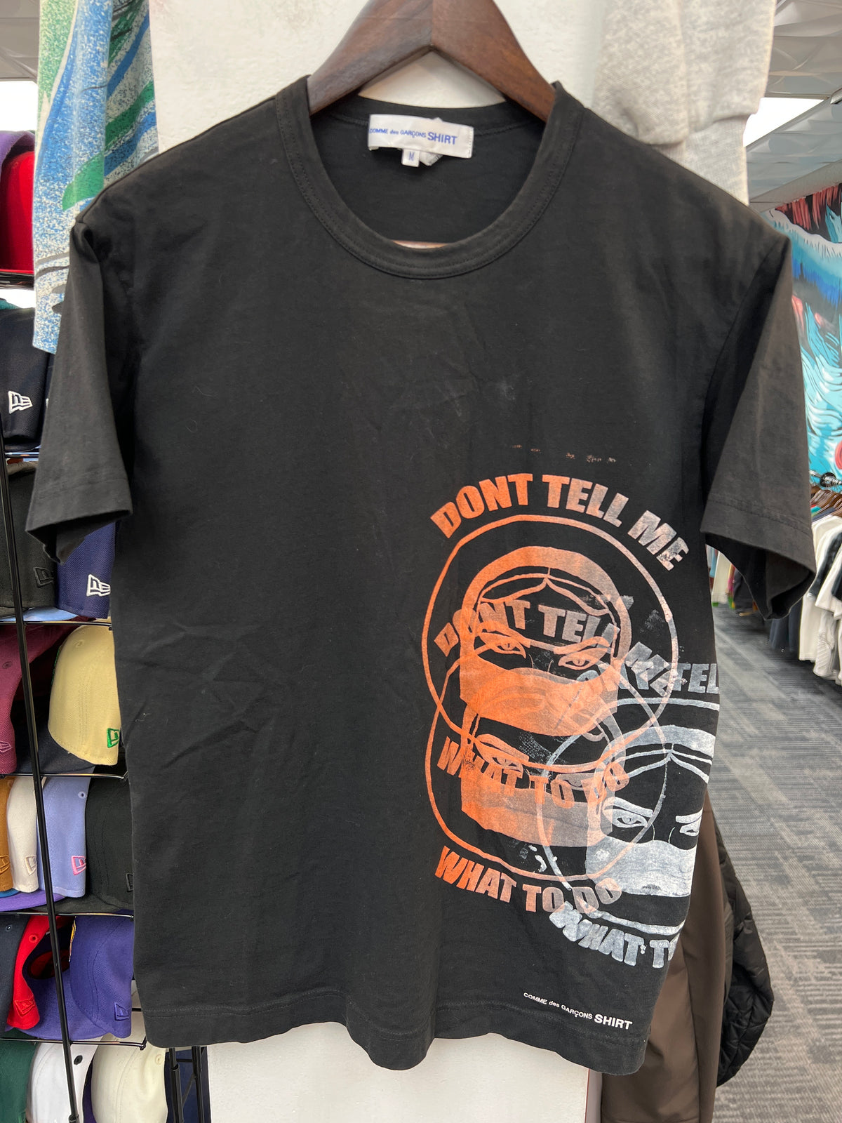 Comme des Garcons SHIRT “DONT TELL ME WHAT TO DO” Graphic Tee