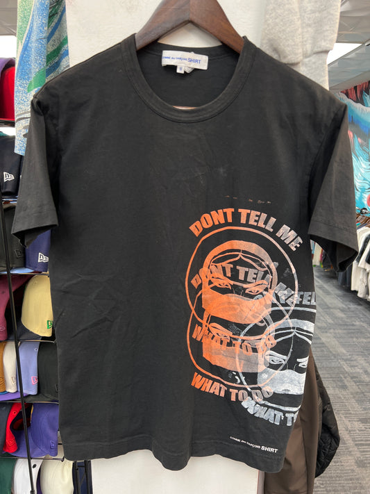 Comme des Garcons SHIRT “DONT TELL ME WHAT TO DO” Graphic Tee