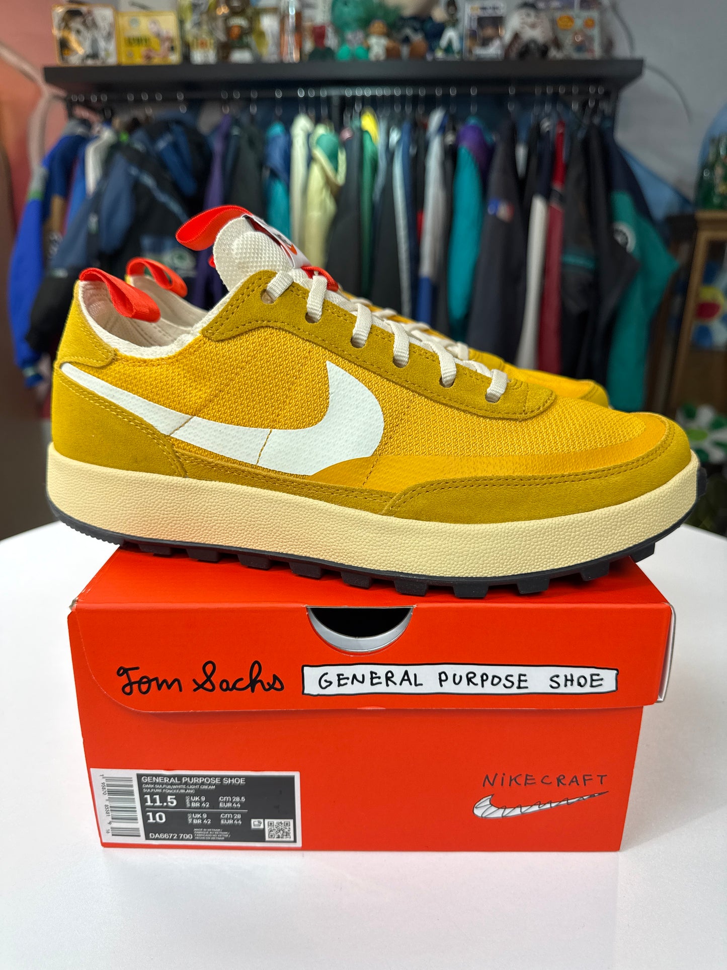 New NikeCraft General Purpose Tom Sachs Sulfur