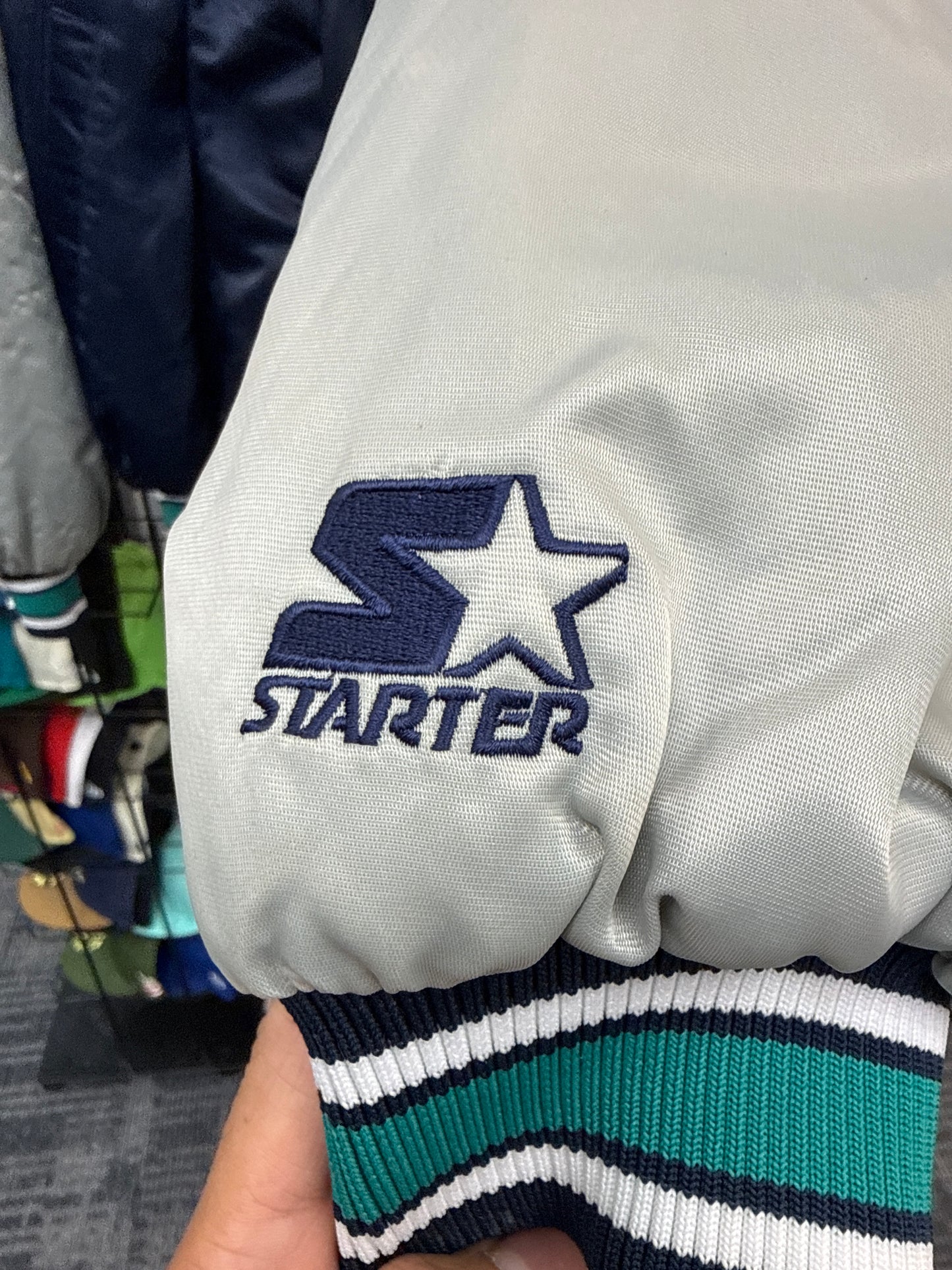 Vintage Starter Mariners Satin Jacket