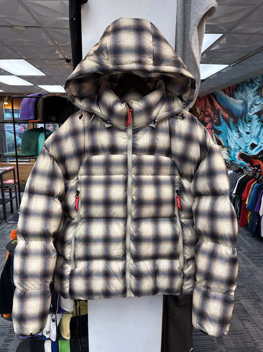 GV Raspberry Hills Plaid Puffer Jacket