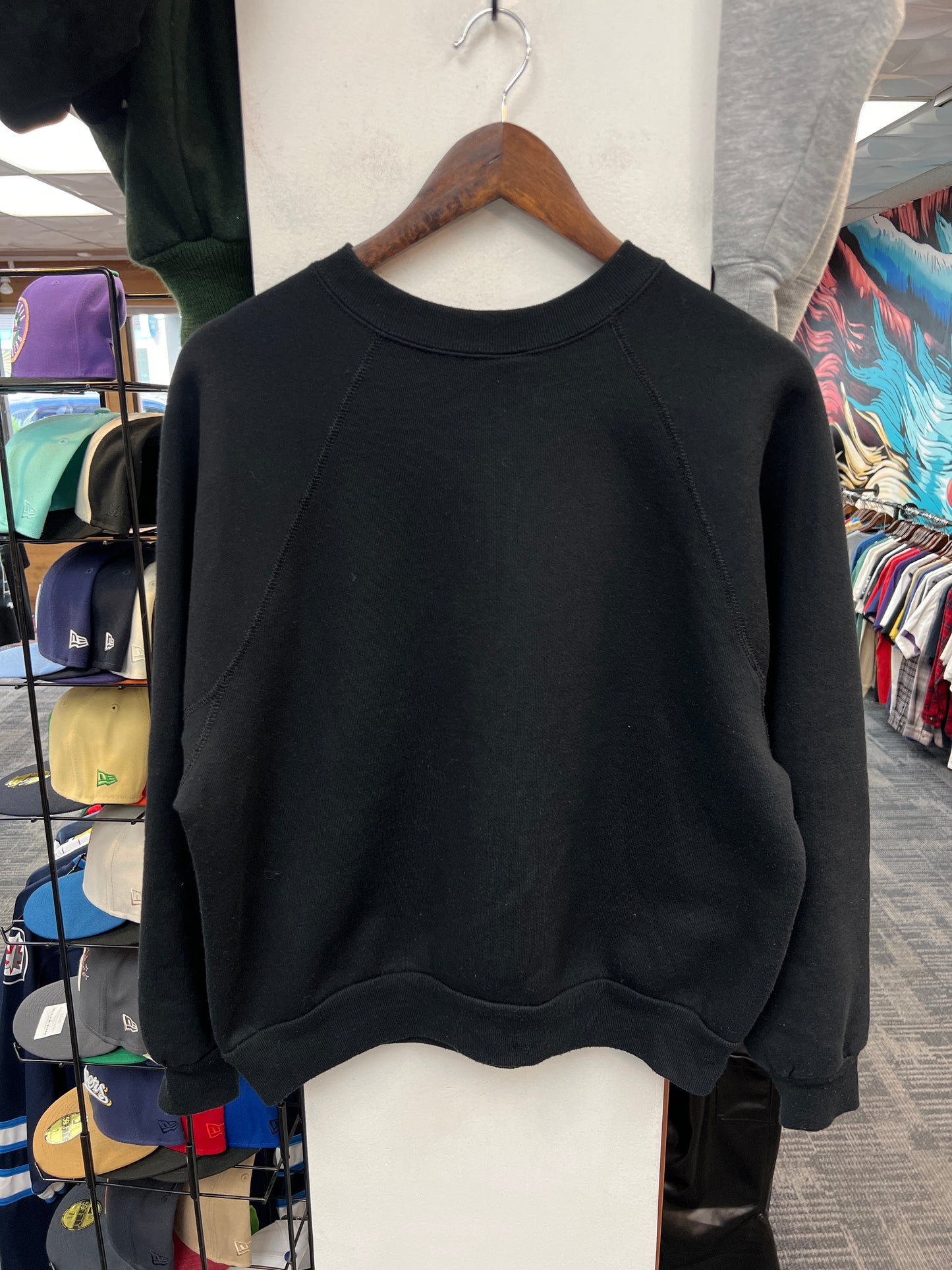 Rush Crest Black/Grey Crewneck