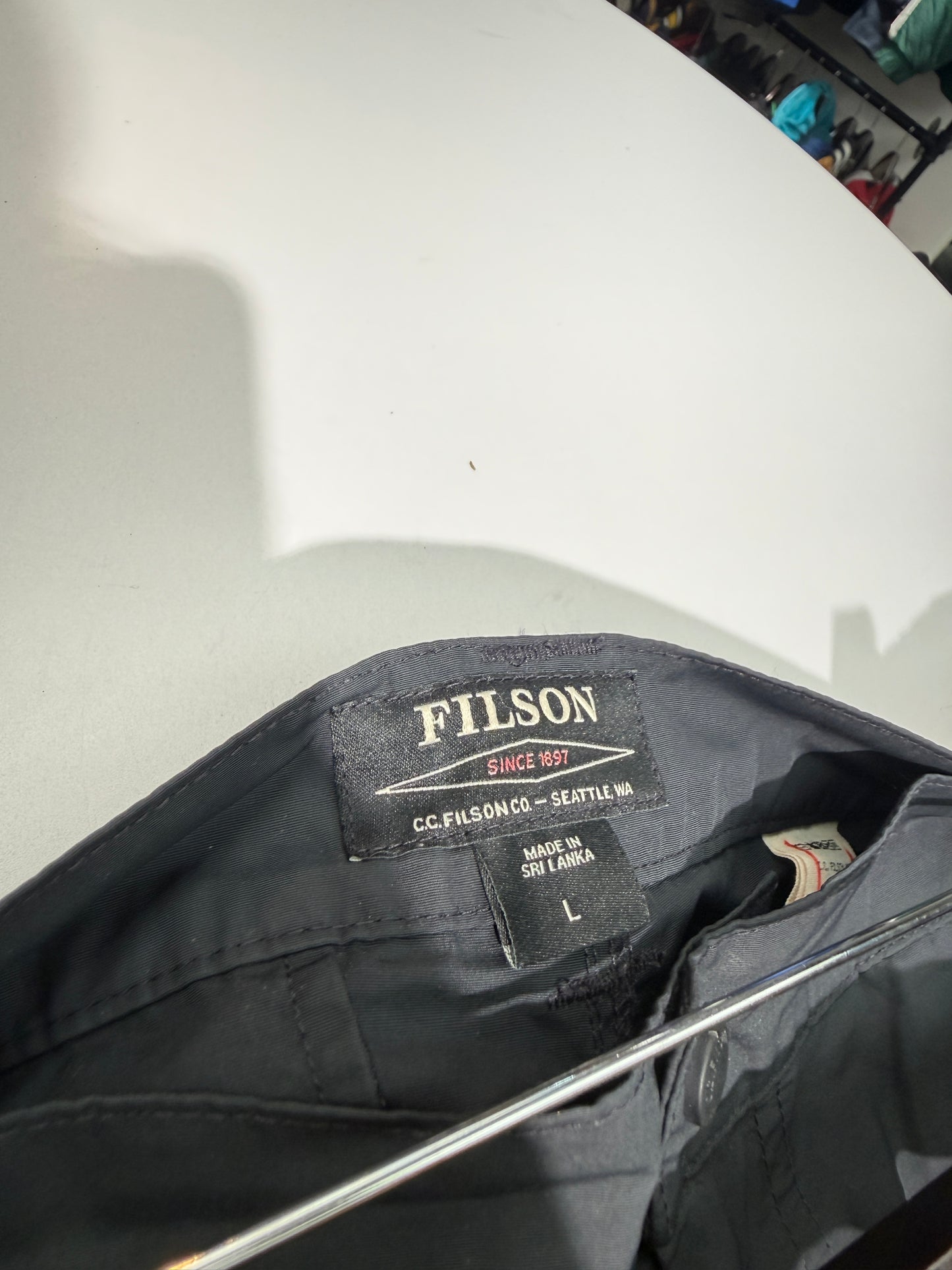 Filson Black Shorts