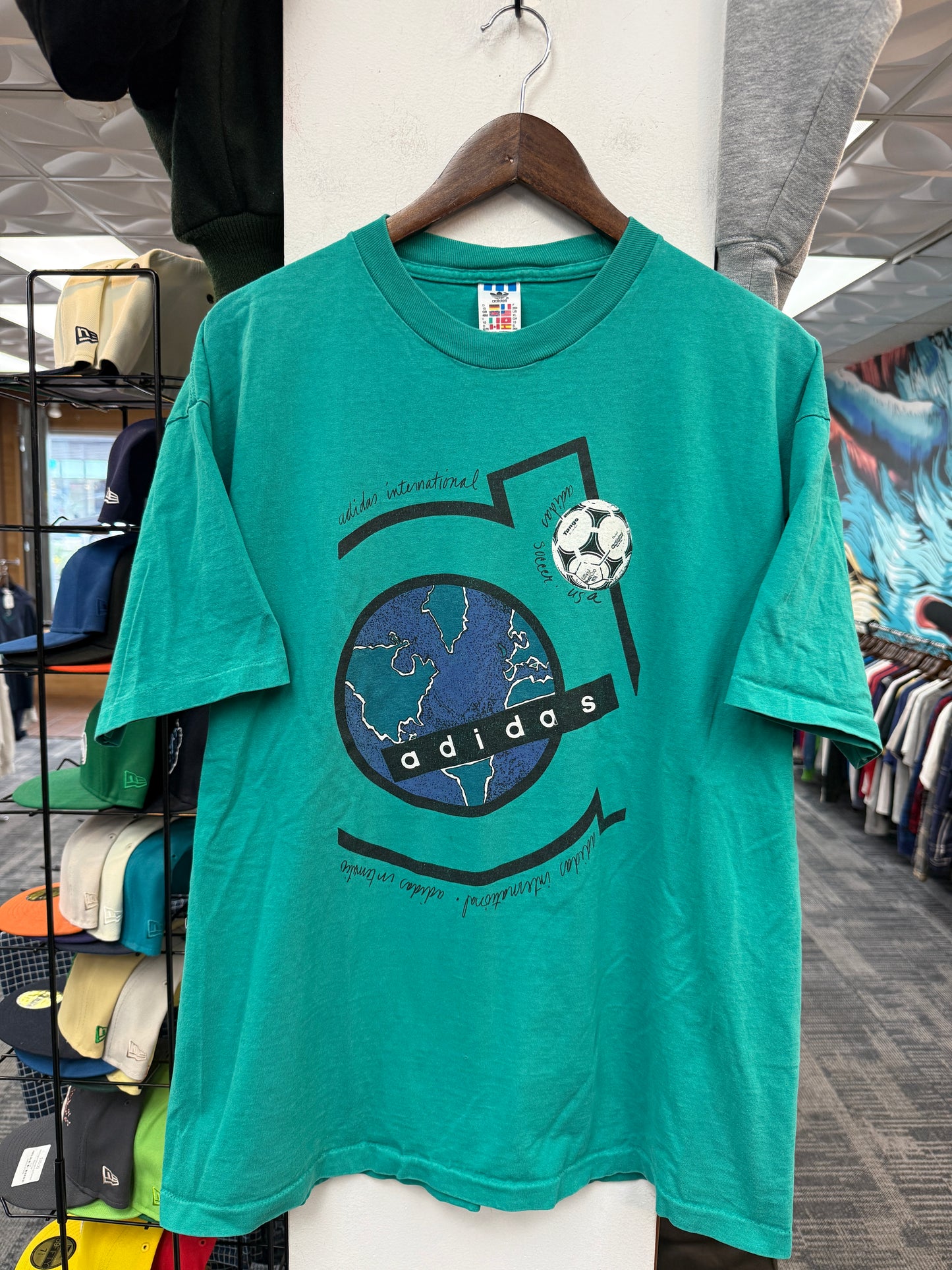 Vintage Adidas International Tee