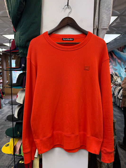 Acne Studios Fairview Face Orange Crewneck