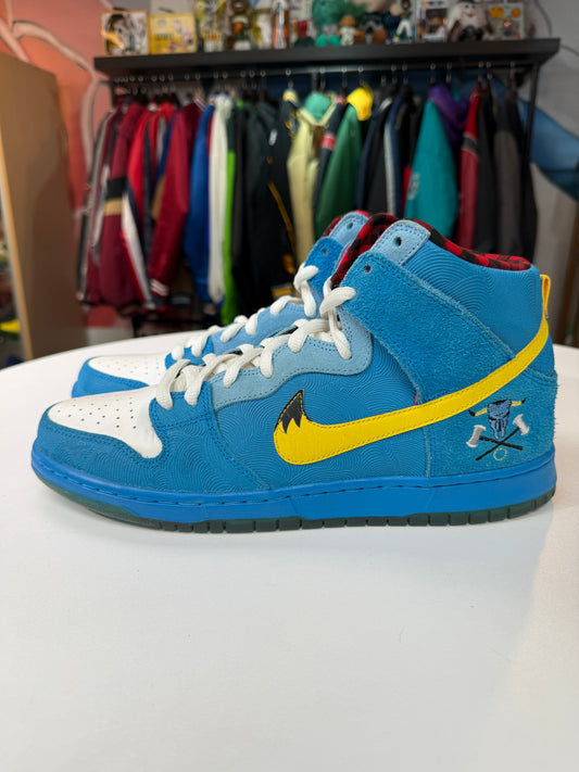Preowned Familia Blue Ox Nike SB Dunk High