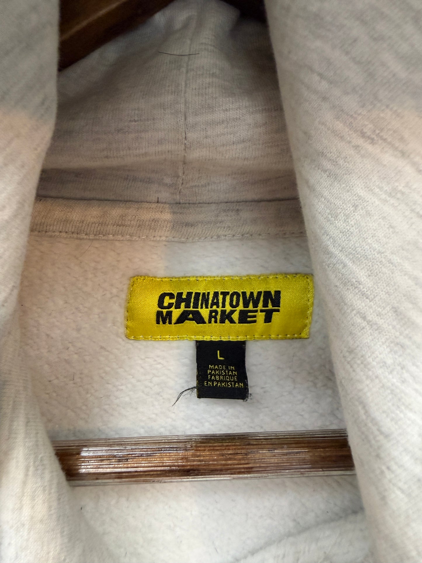Chinatown Market Corduroy Letters Hoodie