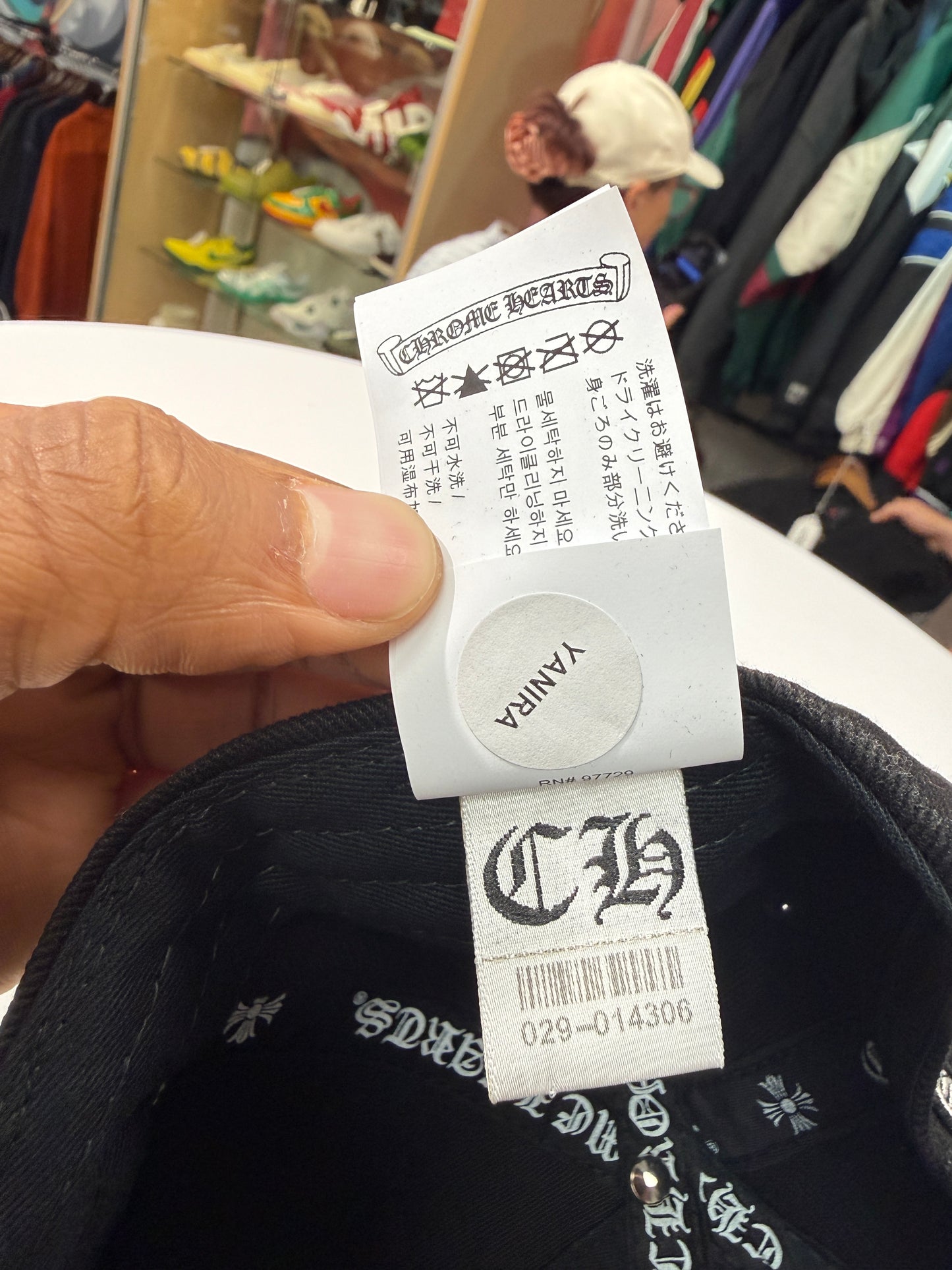 New Chrome Hearts Vertical Logo Hat