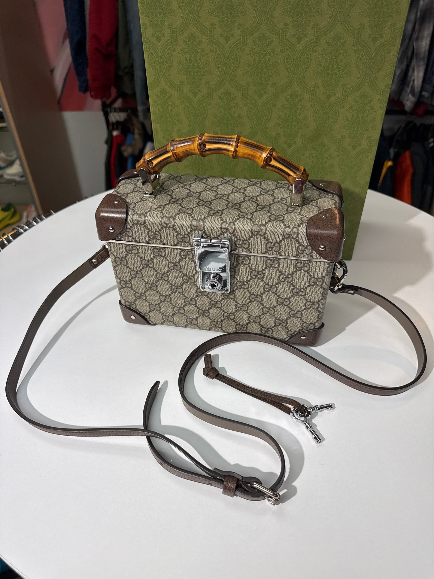Gucci Monogram Globe-Trotter Beauty Case