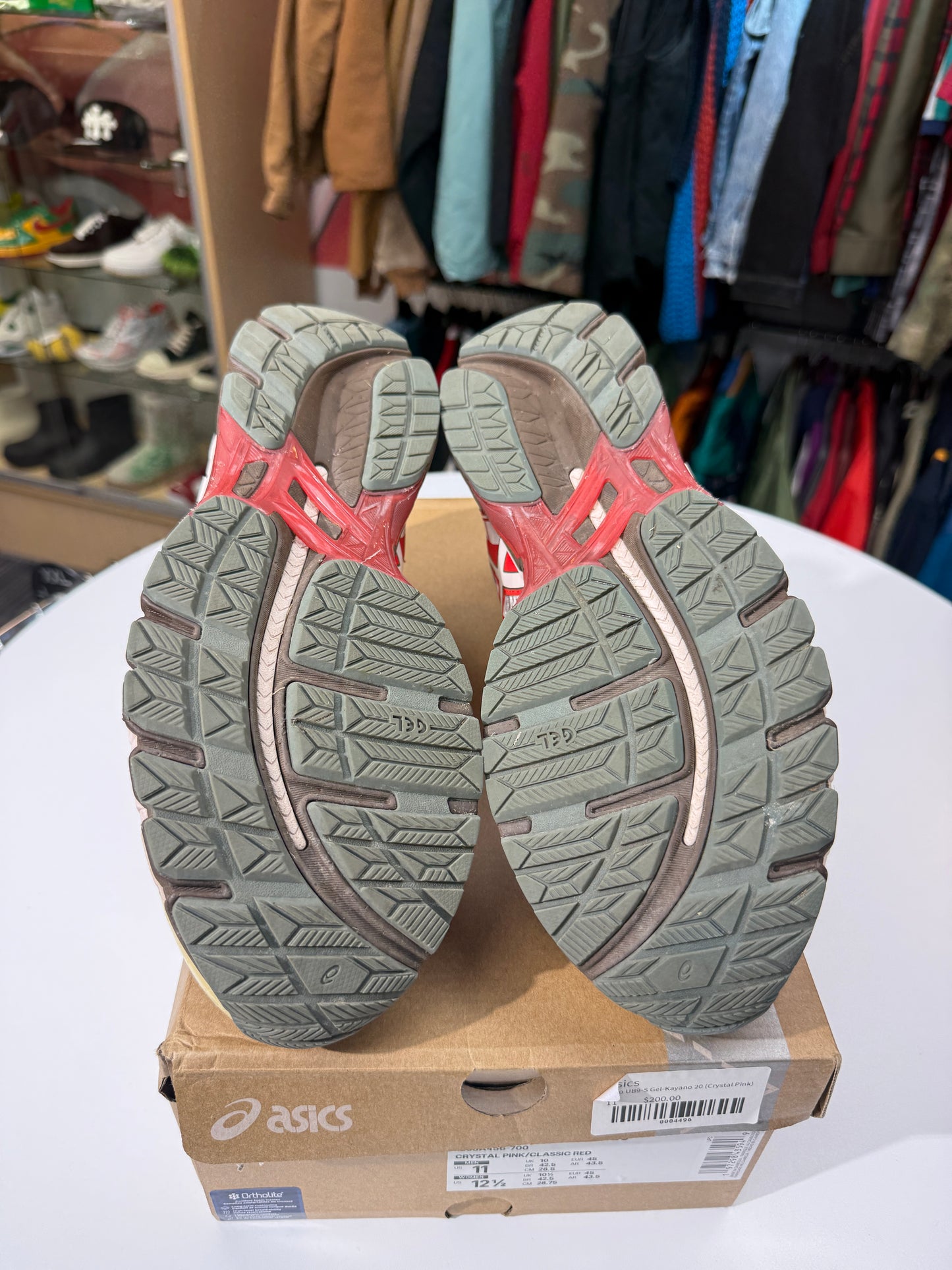 Preowned Kiko Kostadinov Pink Asics Gel-Kayano 20