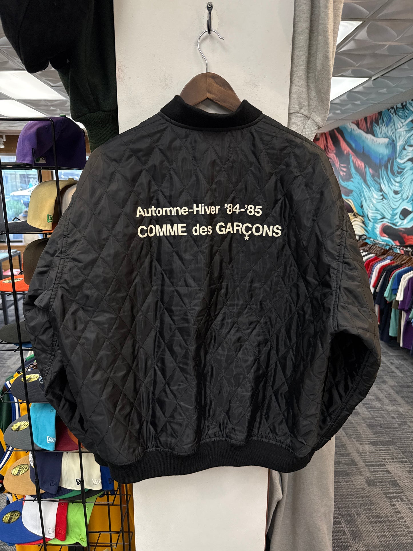 Comme Des Garçons 84-85 Quilted Staff Bomber Jacket